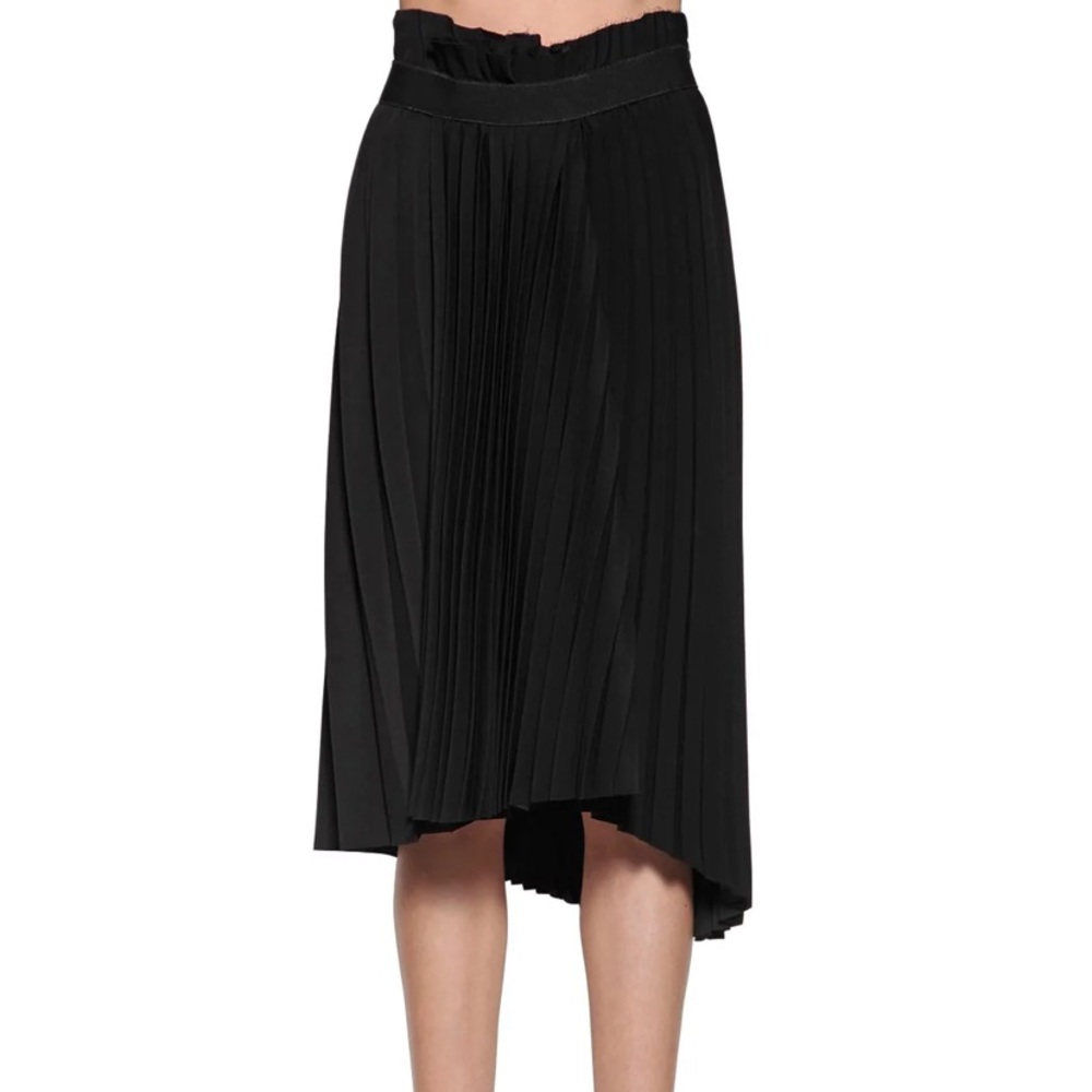 New!!! BALENCIAGA pleated black skirt